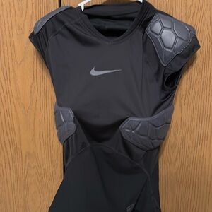 Black Nike Compression Padded Football Shirt